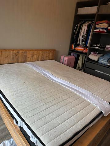 2x Matras 90x200 + Topper 180x200