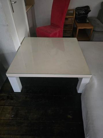 Witte hoogglans salontafel