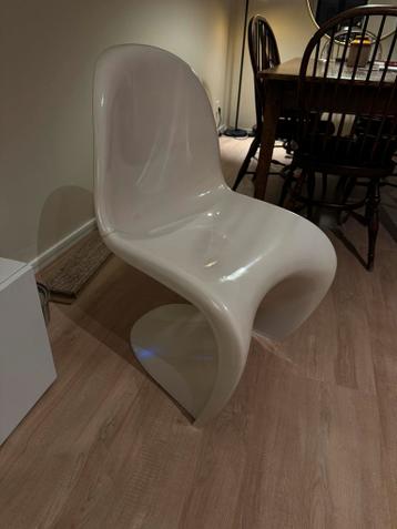 Namaak Vitra Panton Stoel - Creme Wit (Beschadigd)
