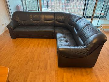 Lederen Hoekbank 3-delig