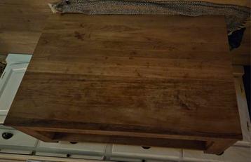 GRATIS: teakhouten salontafel