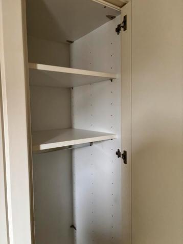 Grote Kledingkast met Hang- en Legruimte - 203x60x221 cm