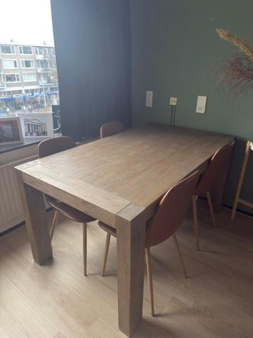 GRATIS OPHALEN EETTAFEL MET 4 STOELEN