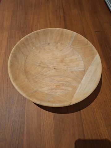 Gratis houten fruitschaal