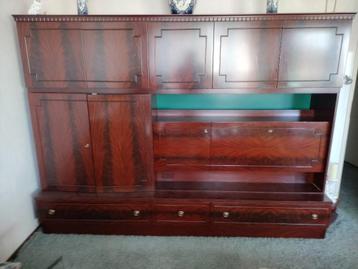 Nostalgische Mahonie wandkast