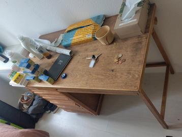 Desk wood, old