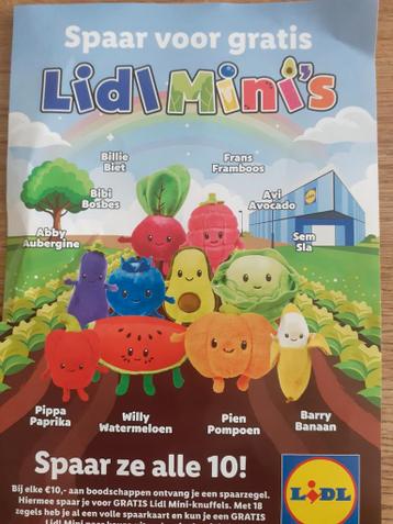 Lidl mini's stickers gezocht.