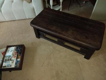 Massief Eikenhouten woonkamer tafel