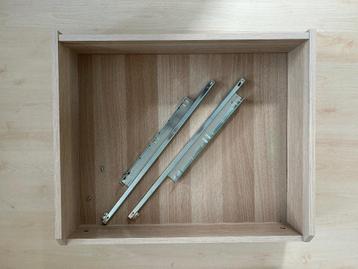 Ikea pax lade 75 cm wit gelazuurd eiken