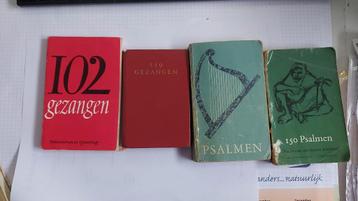 Psalmen en gezangen boekjes