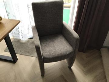 Eetkamer stoel op wielen (set van 4)