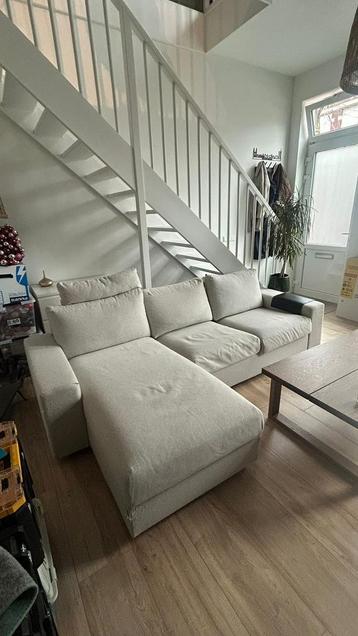 Bank 3-zits met liggedeelte en opberg ruimte