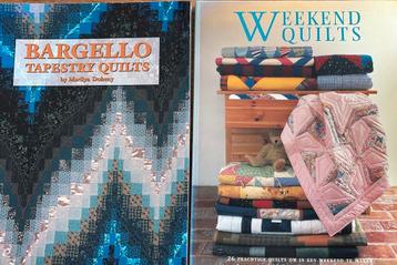 Quiltboeken: Bargello & Weekend Quilts