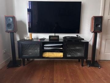 TV meubel van Giga meubel | Zwart | Hout | 145x45x56