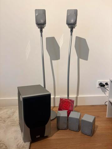 ELAC 301 Surround Set met Subwoofer en Stands