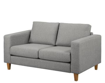 Grijze tweepersoonsbank - Stijlvol en comfortabel