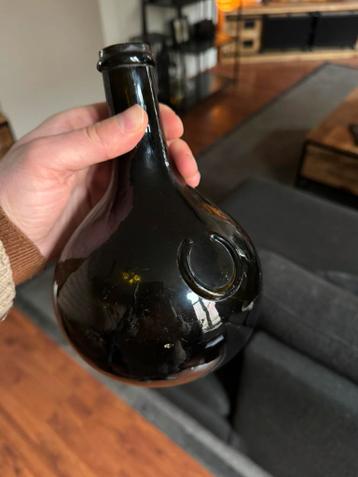 19e eeuwse cognac fles compleet