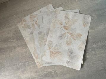 6 rechthoekige placemats