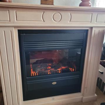 Electrische haard incl. opbouw