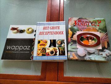 4 gratis kookboeken hier af te halen zie foto's etc.