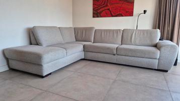 Beige hoekbank / slaapbank - z.s.m. gratis ophalen