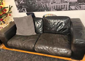 Gratis - Stijlvolle Italiaanse leren bankstel