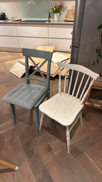 3 houten stoeltjes - gratis op te halen