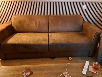 Gratis 3-zits microleder bank met traagschuim