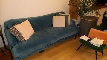 Gratis ikea 3-zits bank (evt inclusief blauwe bankhoes)