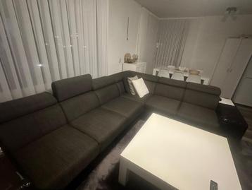 hoekbank met verstelbare hoofdsteunen GRATIS OPHALEN !