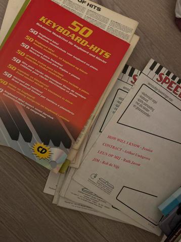 Gratis Keyboard Hits Muziekboeken