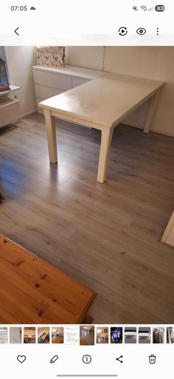 Gratis massief houten eettafel (180x90 cm)