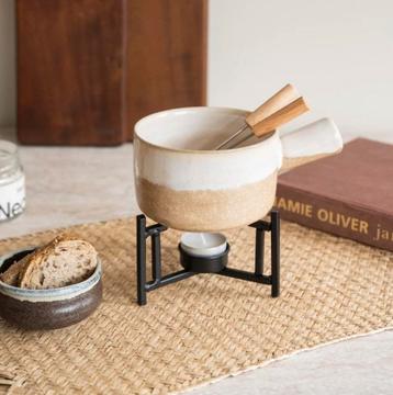 Gratis kaasfonduesetje - 1x gebruikt