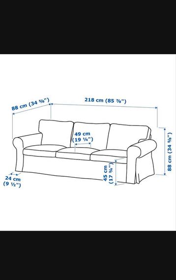 Ikea Ektorp 3-zits bank - Gratis af te halen!