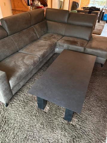 Gratis vandaag afhalen, grote bruine hoekbank
