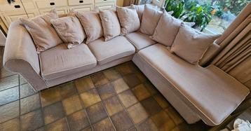 Hoekbank - prima staat, kussens uitwasbaar