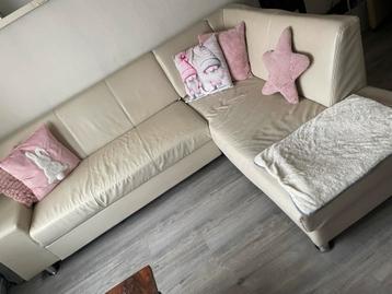 Crème hoekbank - Comfortabel en stijlvol!