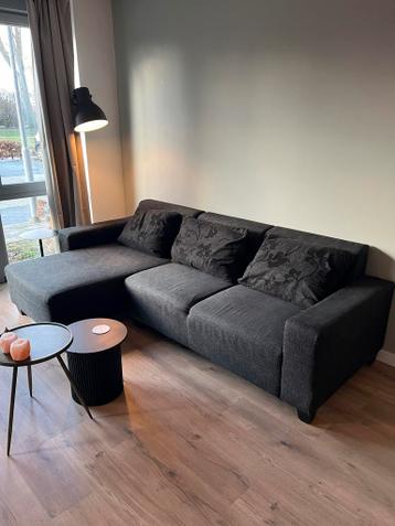 GRATIS hoekbank links zwart 270*120