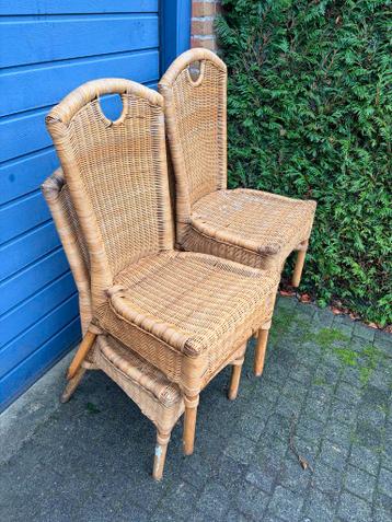 Rotan Stoelen Set van 4
