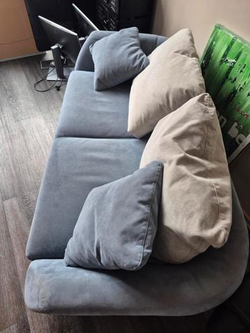 Tweepersoonsbank blauw