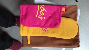 Jumbo Keukentextielset - Schort, Ovenhandschoen & Pannenlap