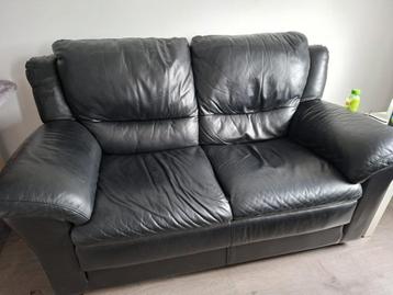 GRATIS NETTE ZWARTE LEREN BANK AF HALEN VOOR ZA 14 FEB