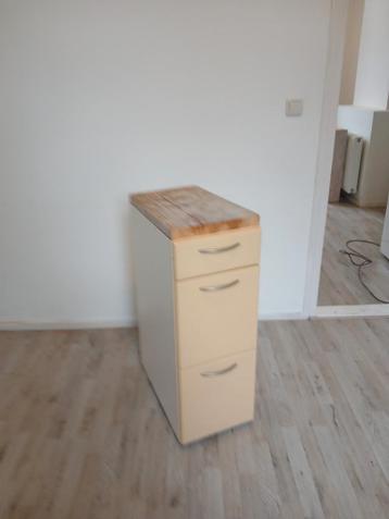 Klein keuken 3 laden kastje 32 cm, met spoed ophalen