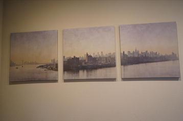 3-luik schilderijen New York - Ikea