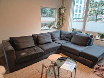 GRATIS hoekbank, bank, loungebank, grijs, Goossens