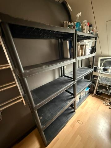 Hard plastic stelling 2 stuks, gratis afhalen, vandaag!