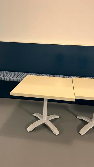 5 Lunchtafels / Tafels - 80x80 cm
