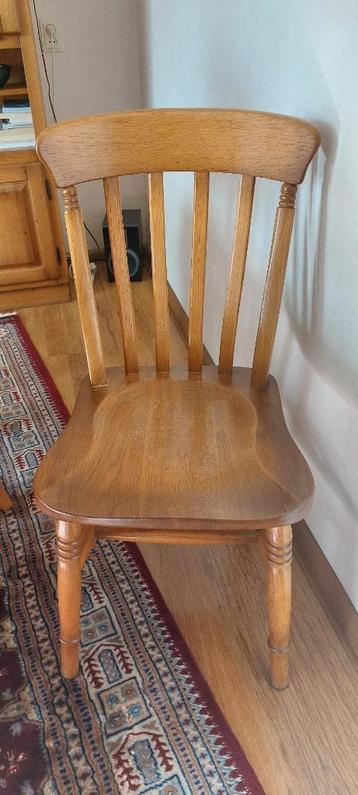 GRATIS 4 eetkamerstoelen licht eiken