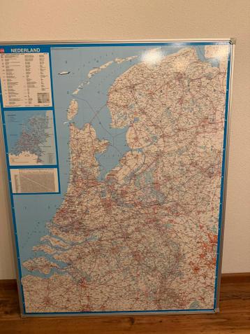 GRATIS landkaart - white board - magneetbord