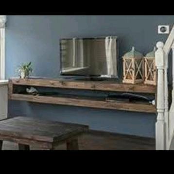 Lange TV meubel - 255cm breed, wandmontage mogelijk